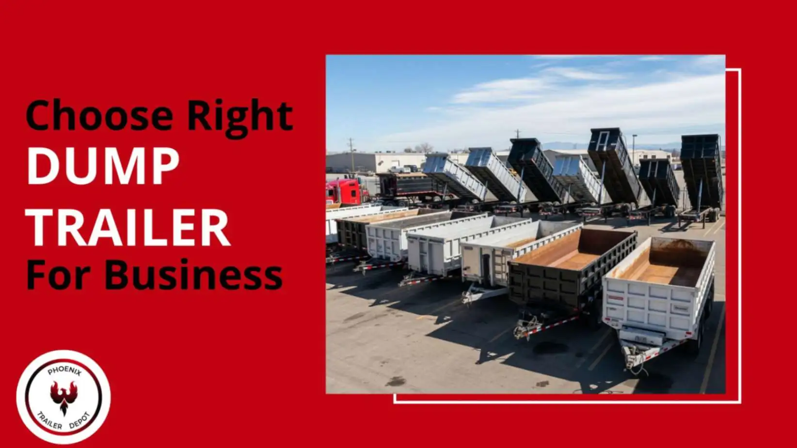 How to Choose the Right Dump Trailer for Business?